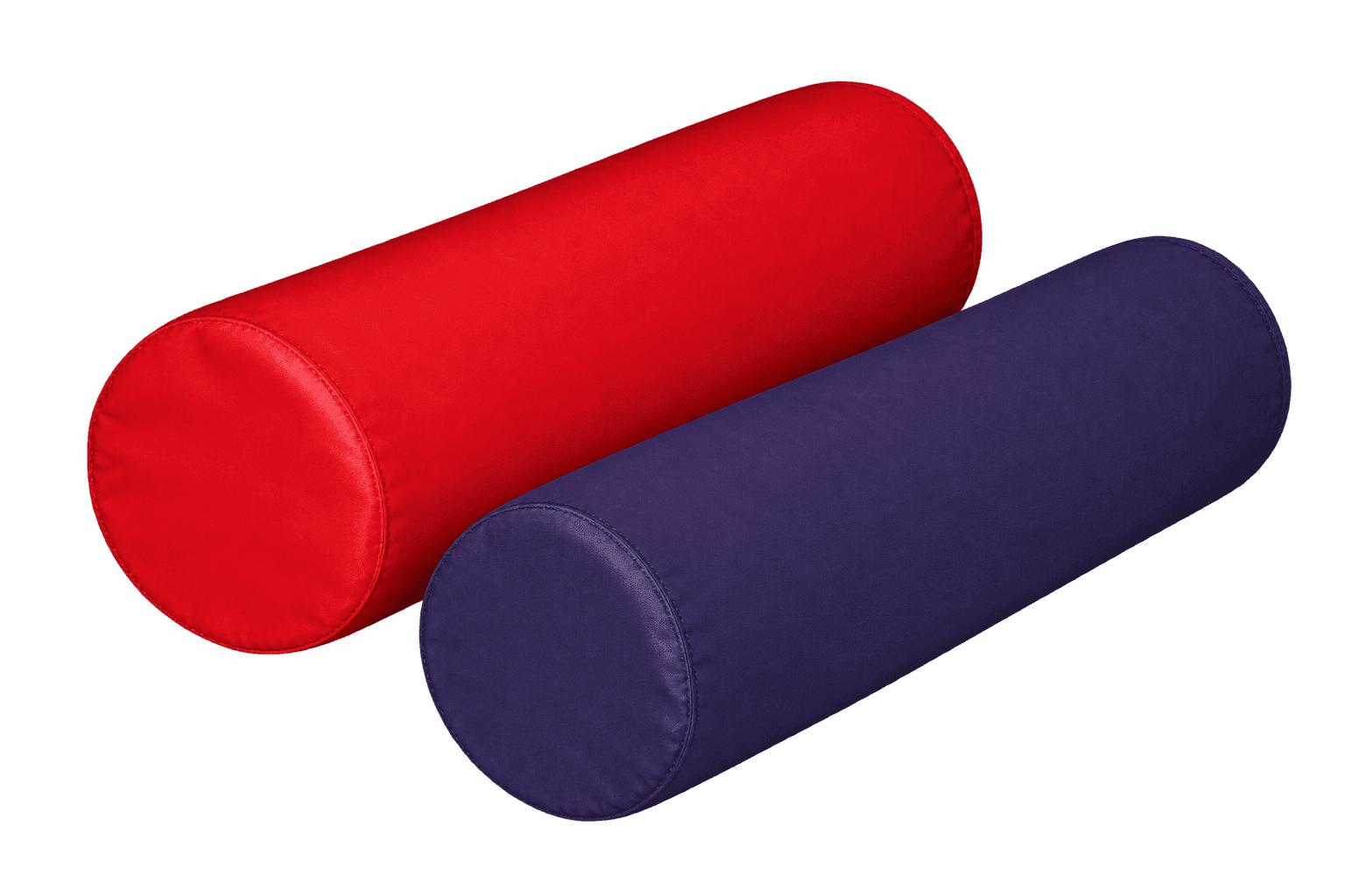 Cylindrical bolster cushions