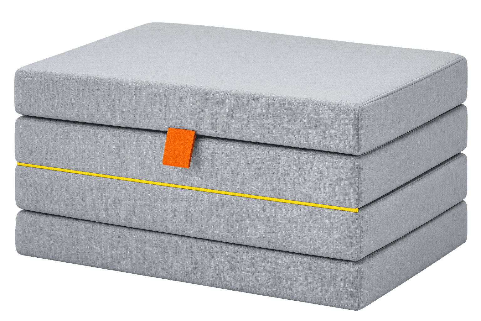 Folding mattress for flexible sleep