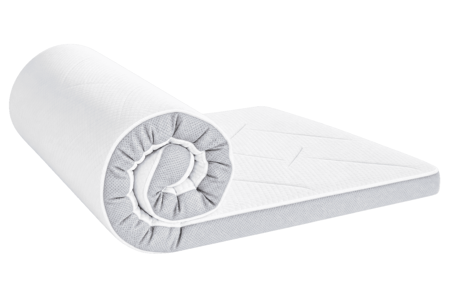 Rolled-up mattress