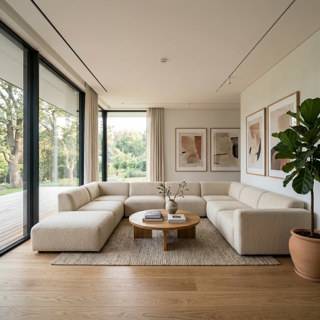 Quiet living room with Rest Well furniture