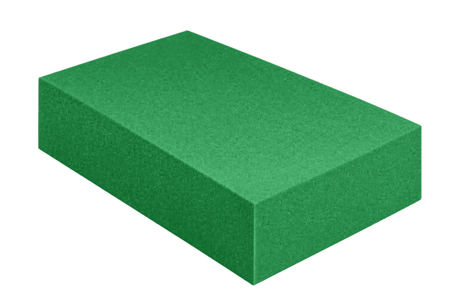 Block of high-resilience support foam