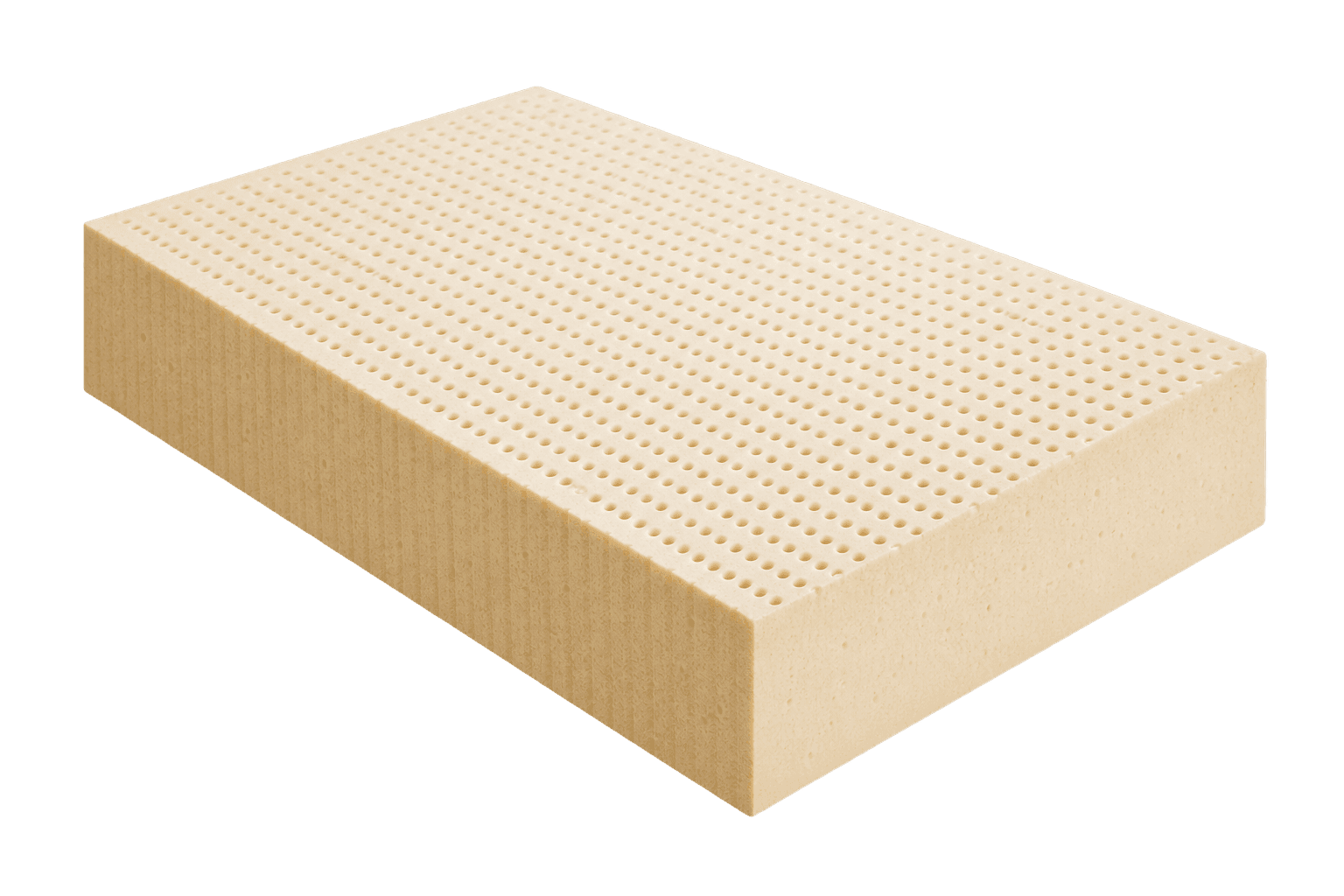 Sheet of pure latex foam